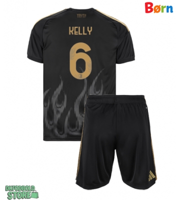 Juventus Lloyd Kelly #6 Replika Babytøj Tredje sæt Børn 2026-27 Kortærmet (+ Korte bukser)